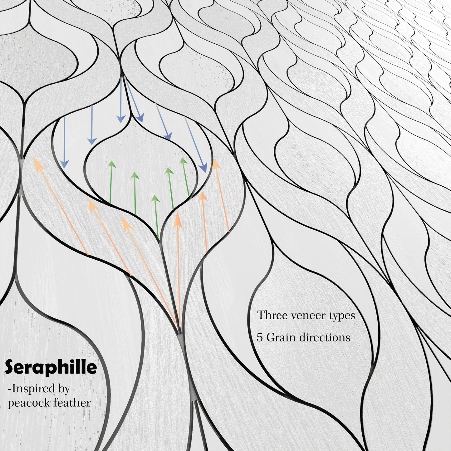Seraphille — Modern Ornamental Veneer Sheet